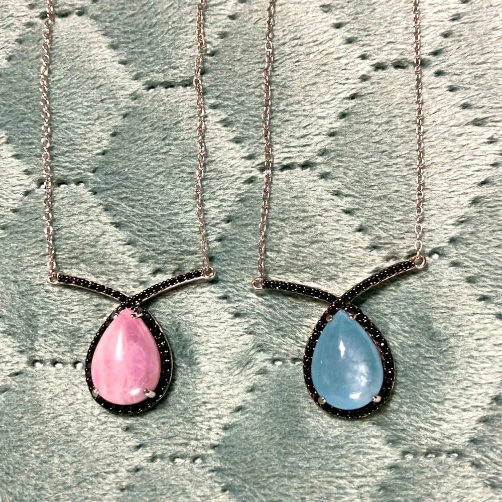 Pair of Colleen Lopez, beautiful gemstone necklaces - Picture 2 of 8